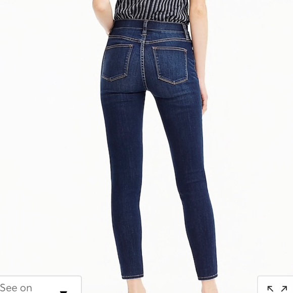 J. Crew 9" high-rise toothpick jean Point - Picture 2 of 4